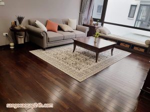 Công trình sàn gỗ Chiu Liu tại chung cư Vinhomes Central Park