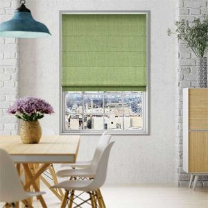 Màn roman cửa sổ chống nắng màu xanh lá