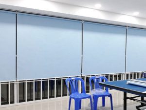 Rèm cuốn chống nắng in logo quảng cáo thương hiệu