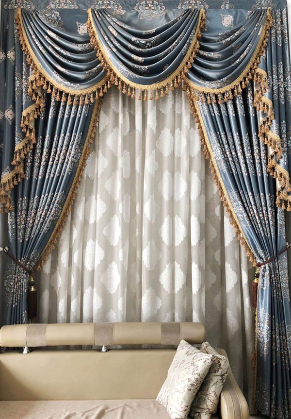 Rèm nữ hoàng biệt thự cổ điển
